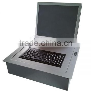 BW-FLN17 Tabletop Automatic Screen Lift System/Motorized Flip Up Computer LCD Monitor Lift Mechanism