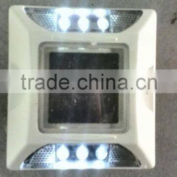 Yellow Red Black White Colored Solar Energy Aluminum Road Reflector photo-2