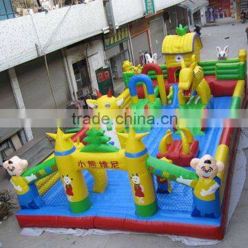 2013 outdoor Inflatable amusement park with big discount