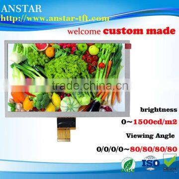 2016 TFT 1024*600 LCD module 24bit LCD display module with resistive panel