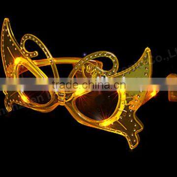 butterfly Eye glasses Party Light Up Flashing Novelty Gift Fun Party Decoration