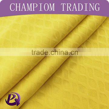 2015 New design polyester knitted jacquard piecedye for dress