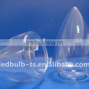 LED PC clear plastic candle Lampshade