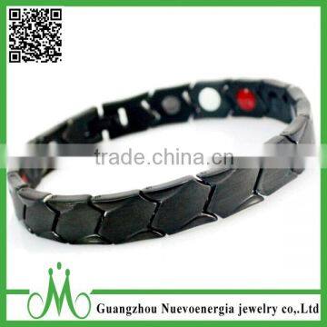 Many Colors Titanium Gold Magnetic Bracelet for Men photo-3