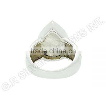 Rainbow Moonstone Gemstone Jewelry,925 Sterling Silver Women Rings Jewelry photo-4