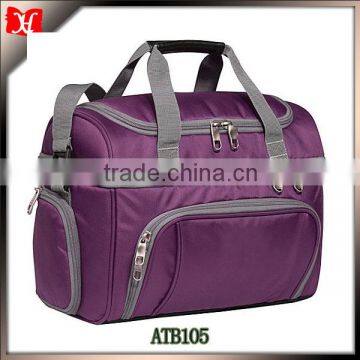 Factory price travel bag with shoe compartment folding travel bag