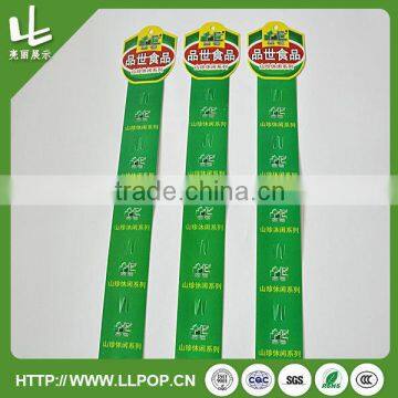 Plastic Printed Hanging Display Clip Strip