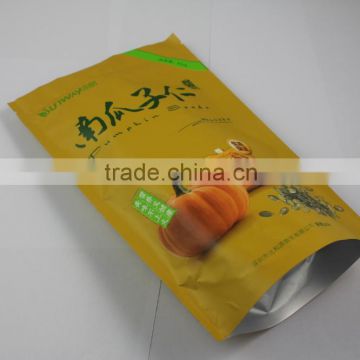 eye catching design for jackfruit/ snack pack stand up zip pouches