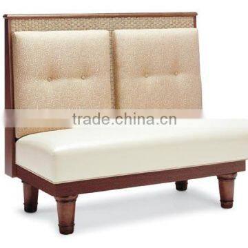 Antique style double seat design booth sofa XDW2008