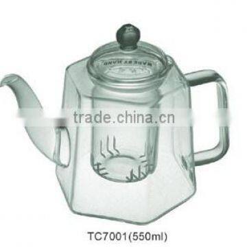 Bright Glass Borosilicate Teapot Infuser