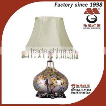 China magpie porcelain antique table lamp