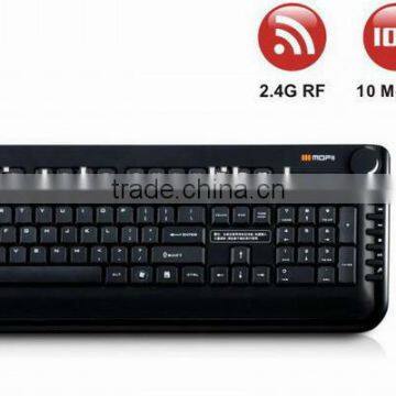 High quality cheap price 2016 black colour mac wireless 2.4g personalized wireless keyboard mouse combo