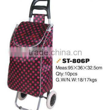 Folding Shopping Trolley Bag VegetableWith Chair and Wheel