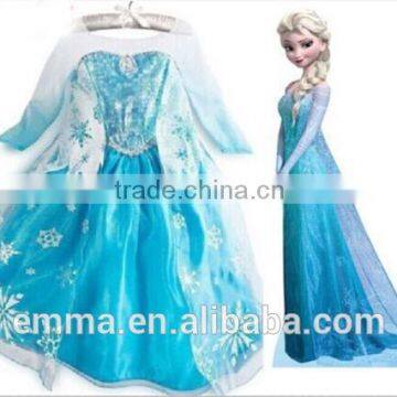 New arrival girls elsa costume frozen elsa dress wholesale BC2035