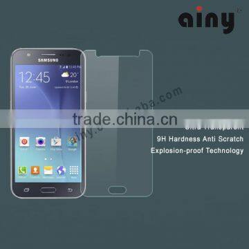 Ainy factory price newest tempered glass screen protector for samsung galaxy j5 2016 0.33mm