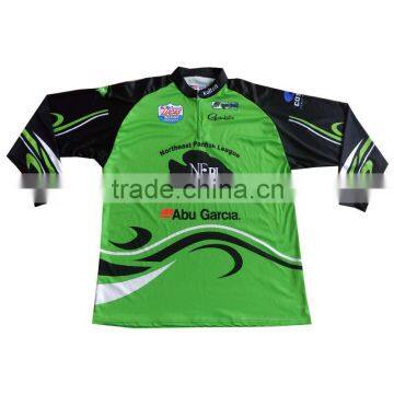 Polyester long sleeve custom quick dry fishing shirts