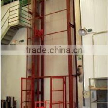 CE China hydraulic lead rail lift platform cargo platform lift with cheap