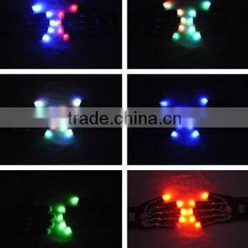 Led Rave Gloves 7 Mode Rave Light Finger Lighting Flashing Glow Mittens LED Gloves Factory