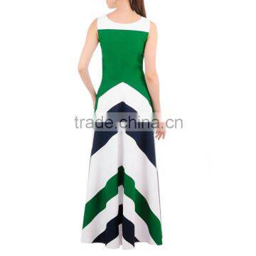 Green and White Stripes Dress Pastel Chevron Maxi Maternity Dress Western Plus Size Color Block Evening Dresses Quality Choice photo-4