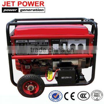 JET7500 China max output 7 kva gasoline generator price Manufacturers