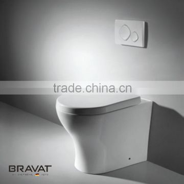 Ceramic floor mounted sanitary ware toilet C01018W