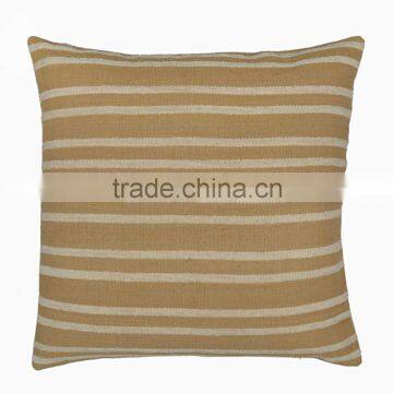 Natural Fibres Stripe Pattern cushion Cover