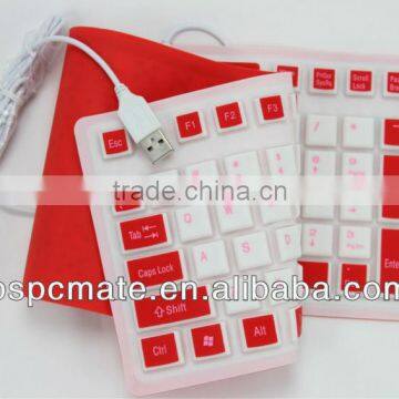 Silicone USB Flexible Keyboard for Sale