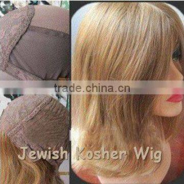 Grade 5a human remy hair silk top jewish wig kosher wigs