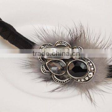 Ladies Fancy Lovely Flower Beads Hair Clip Hair Accessory photo-3