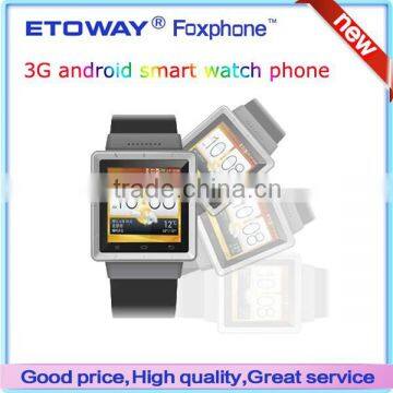 1G Dual Core CPU 3G android smart watch phone