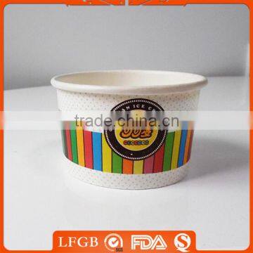 Custom Printed Frozen Yogurt & ice cream paper cup 300