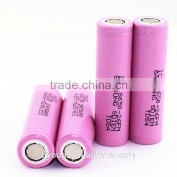 ICR 18650 3.7V 2600mAh Li-ion Rechargeable Battery