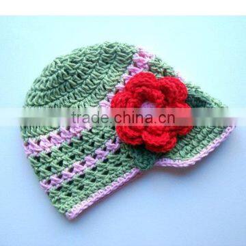 Stripe Knit Baby Hat Knitting Pattern