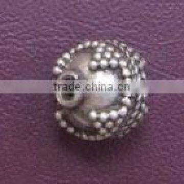 plain silver beads