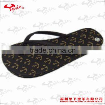 Ladies beautiful heat transfer print EVA sandals