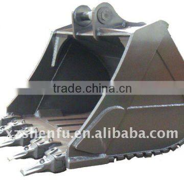 ISO-certified 20T excavator rock bucket/ heavy duty bucket