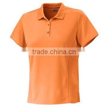 woman's solid colors basic polo shirt pbcw05