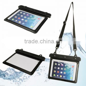 Universal duarable and reliable waterproof swimming PVC tablet bag case for iPad mini, iPad, iPad air