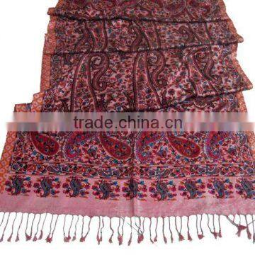 Printed Silk Stole , stoles , shawl