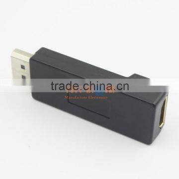 High Quality Mini Portable DisplayPort DP Male to HDMI Female Converter Adapter Connector Free Shipping