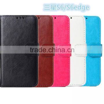 booklet phone case for iphone 6, 6 plus, samsung s4/s5..LG