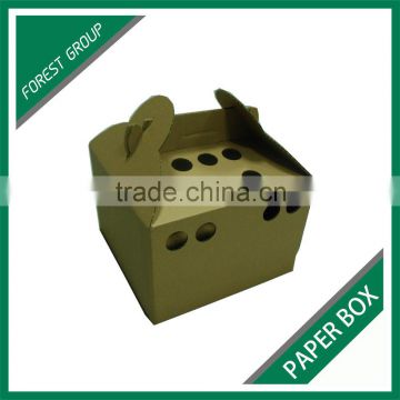 FOLDABLE PAPER BOX BREAD BOX WITH HANDLE