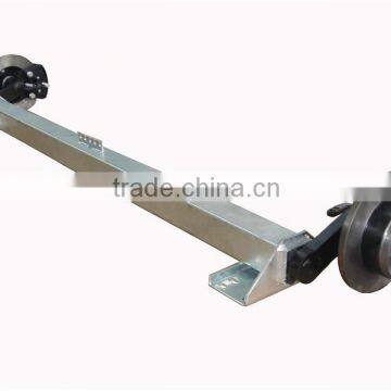 Leaf spring axle trailer torsion axle torsion axle rubber torsion axle