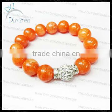 Fashion natural stone shamballa bracelet