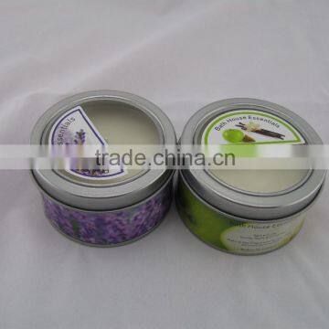 Manufacutre tin candles 7.5*4.5cm Height XM-T006