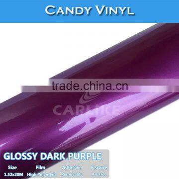 CARLIKE Wholesale Matt Color Candy Pink PVC Foil Film For Car Wrap Vinyl