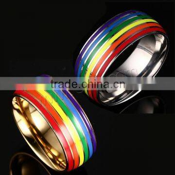 New design sticker fashion 316L Finger Ring
