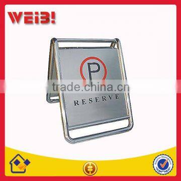 Metal Warning Sign Board, A-Shape Caution Board, Traffic Warning Board