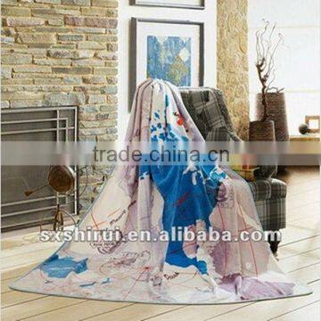 100% polyester mircrofober soft coral fleece blanket