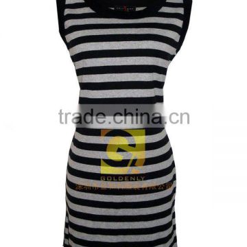 Ladies' stripe Vest